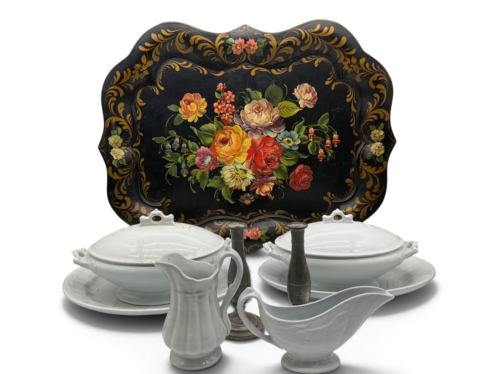 English Ironstone, Tole Tray