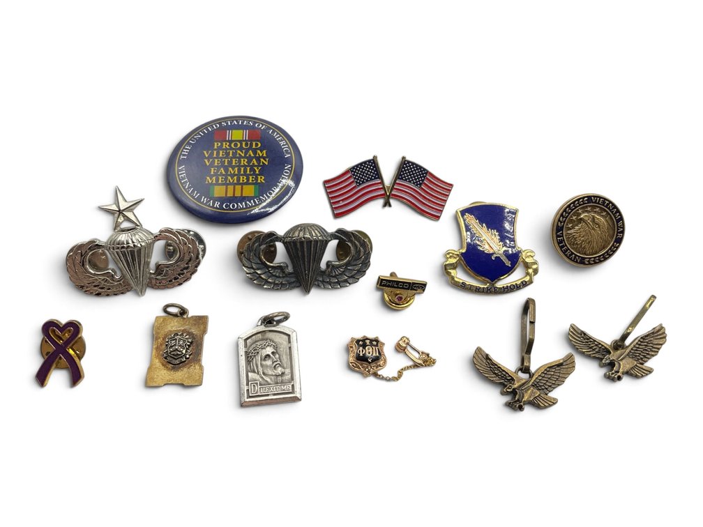 Military, Fraternal & Religious Jewelry, Some Gold