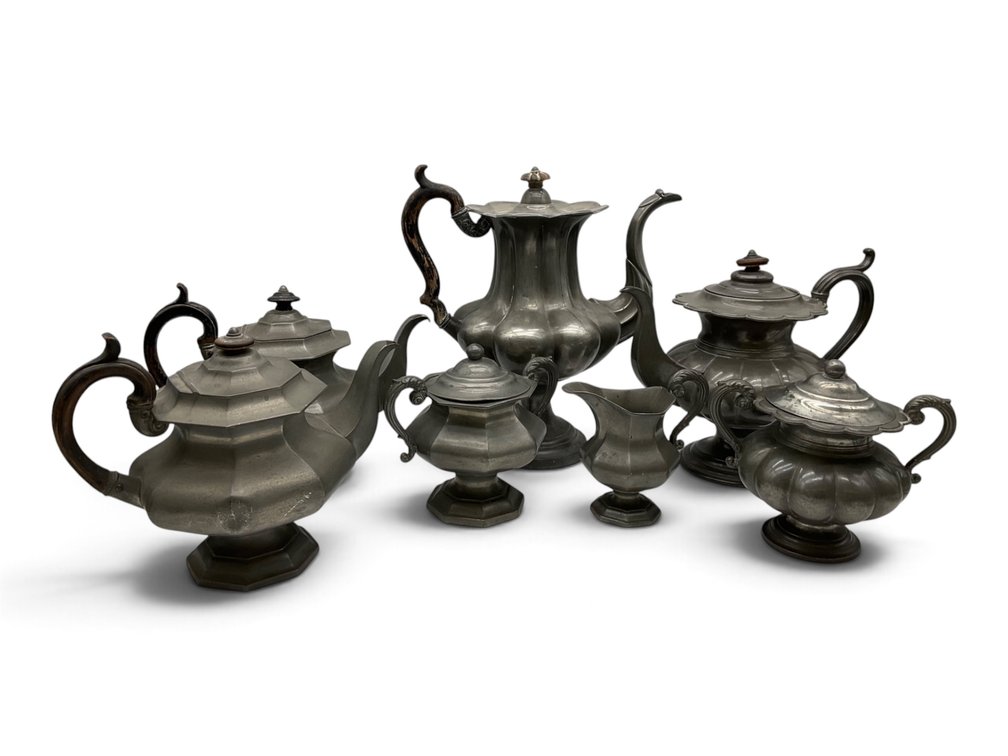 Dixon & Son Pewter Serving Pieces