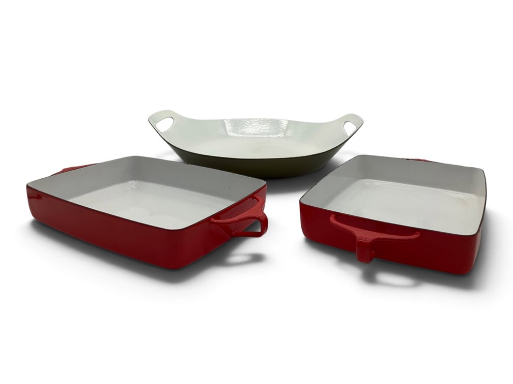 Copco and Dansk Kobenstyle Cast Iron Enamel Cookware