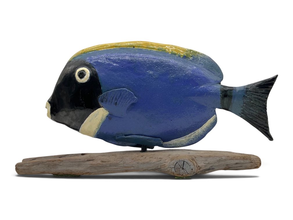 Lawrence Blazey Ceramic Fish Sculpture