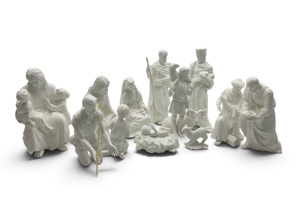 Lenox White Bisque Nativity, Children’s Blessing, Etc. Figurines