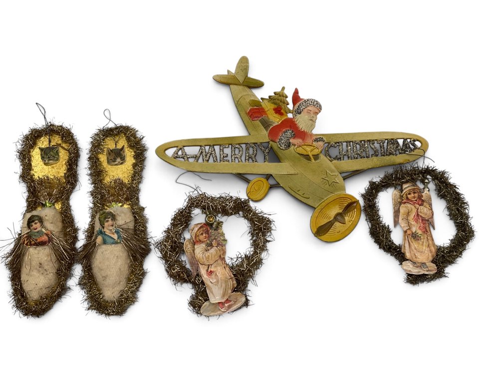German Victorian Era Christmas Ornaments