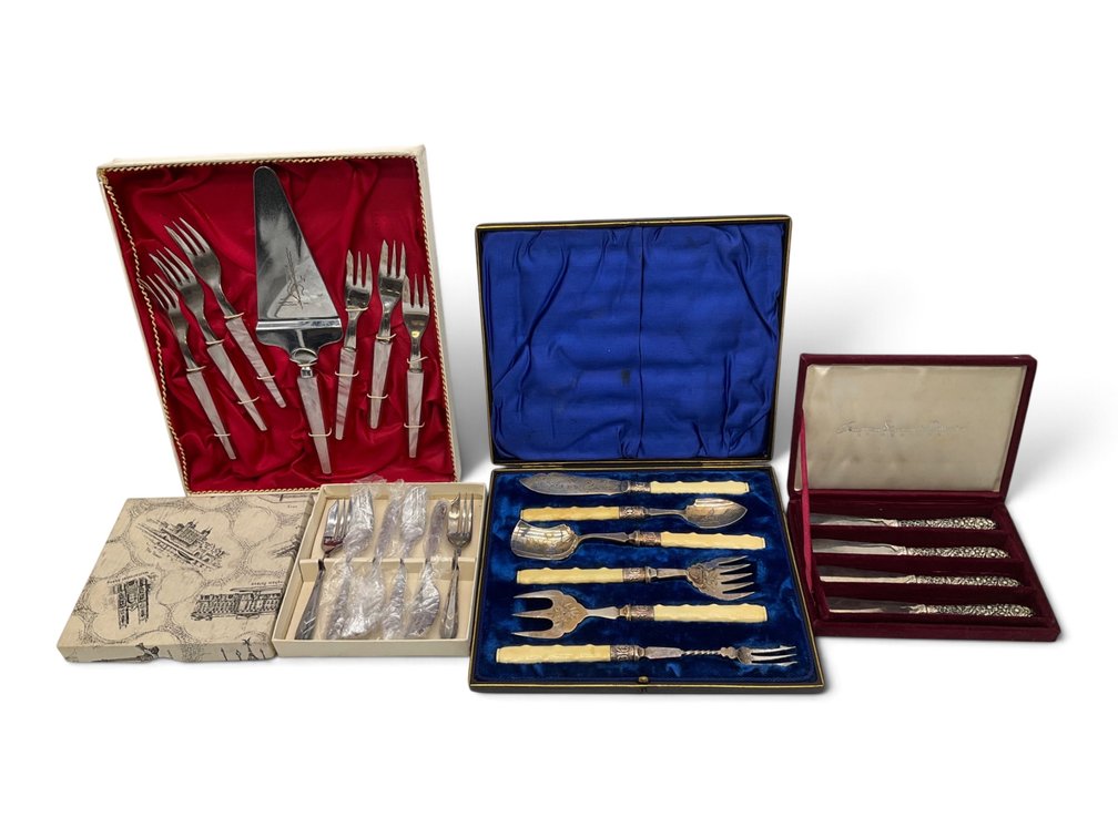 Silverplate Serving Sets, Etc.