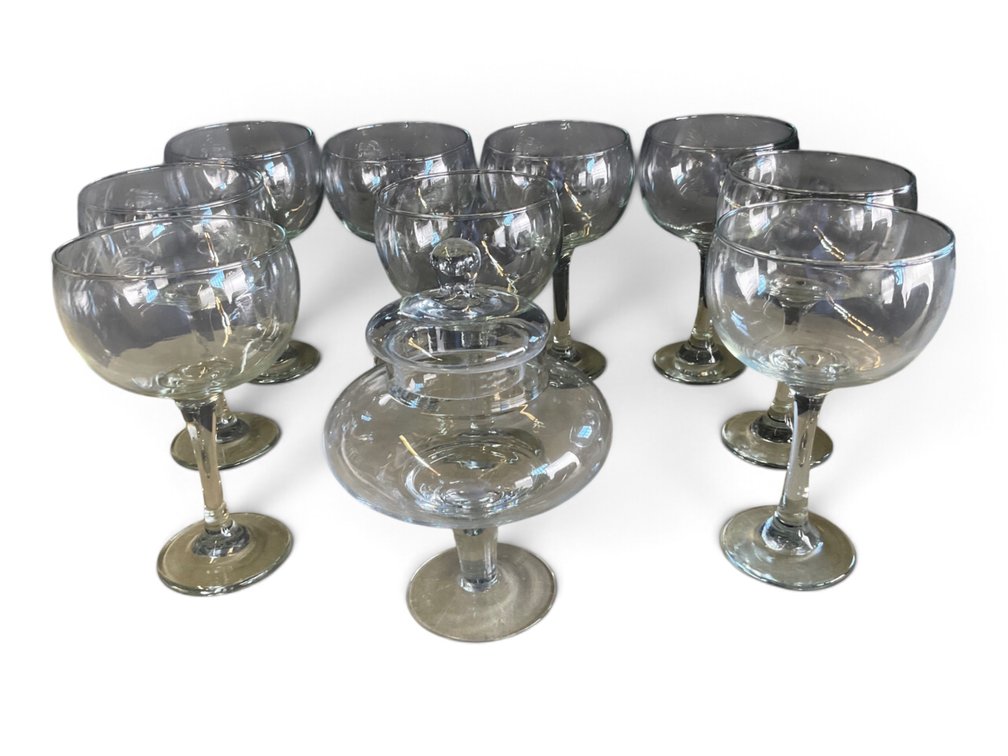 Nine Oversized Stemmed Tabletop Centerpiece