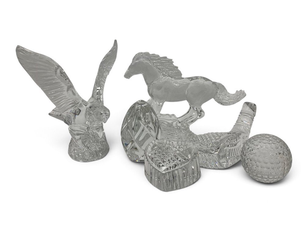 Waterford and Style Desktop Paperweights, Figurines