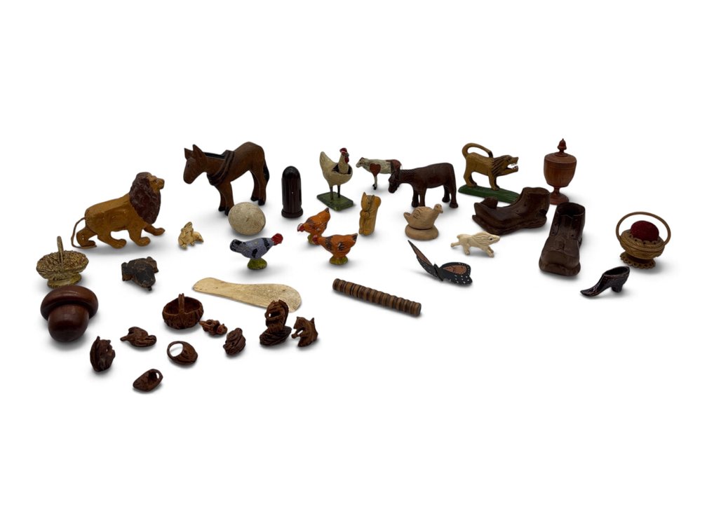 A Collection of Folk and Carved Miniatures
