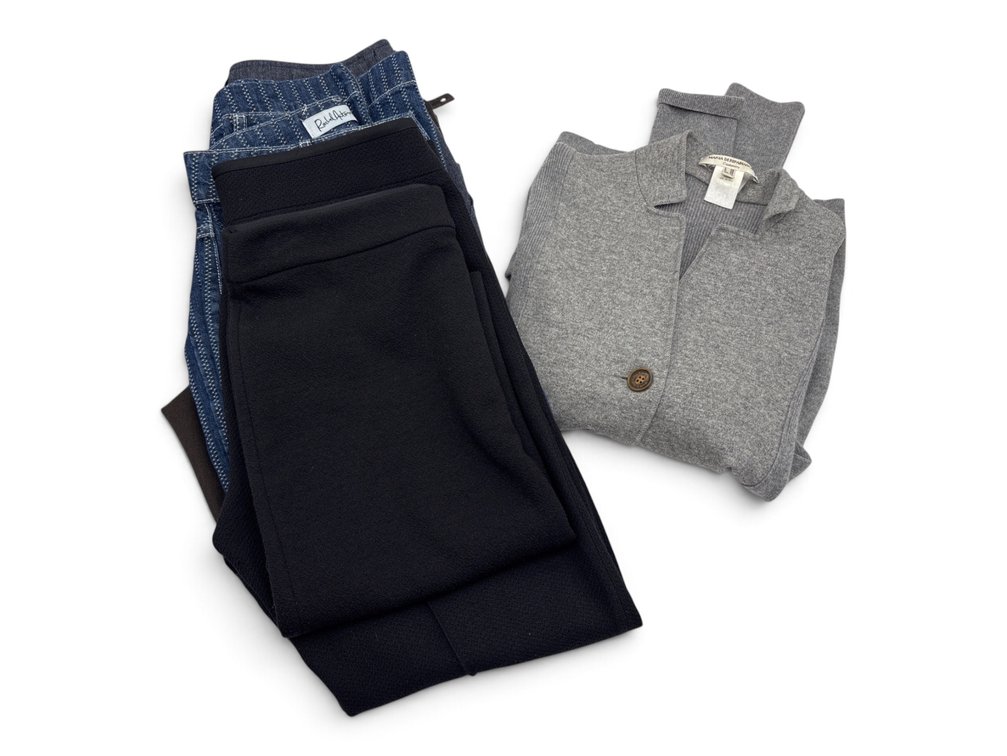 Maria Di Ripabianca Cashmere Cardigan and Designer Trousers