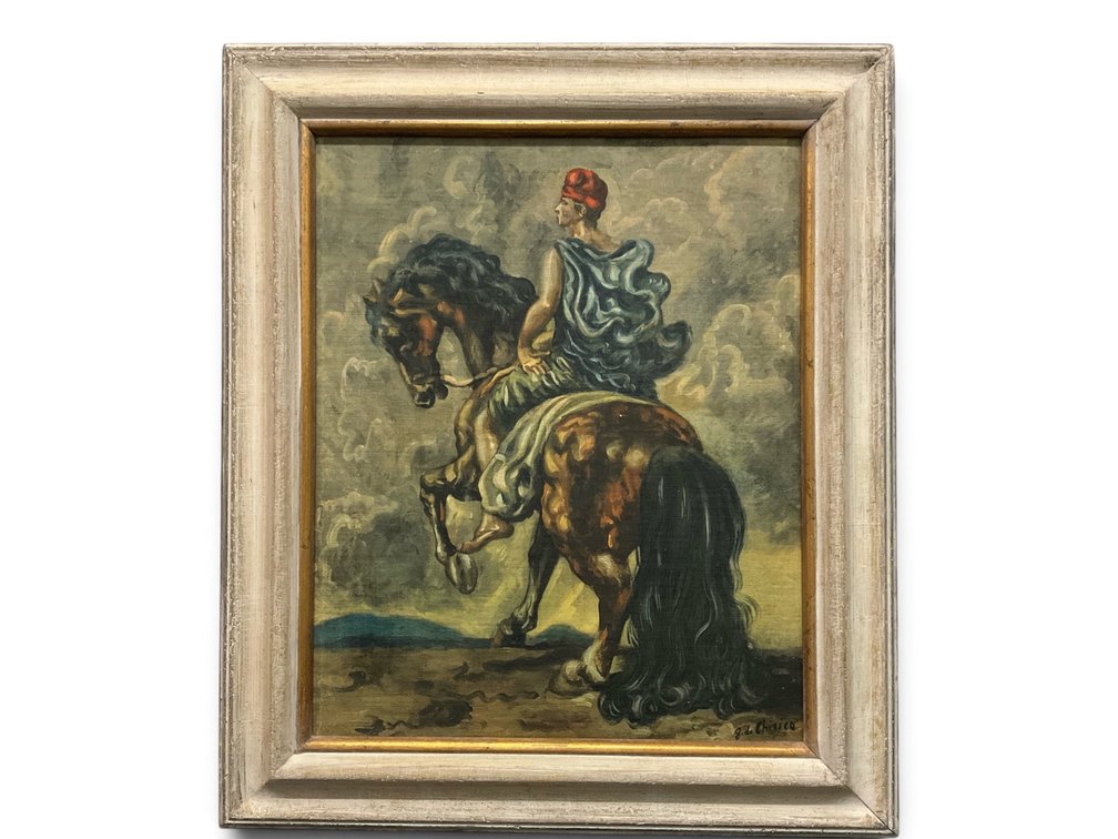 Print on Silk After Giorgio de Chirico