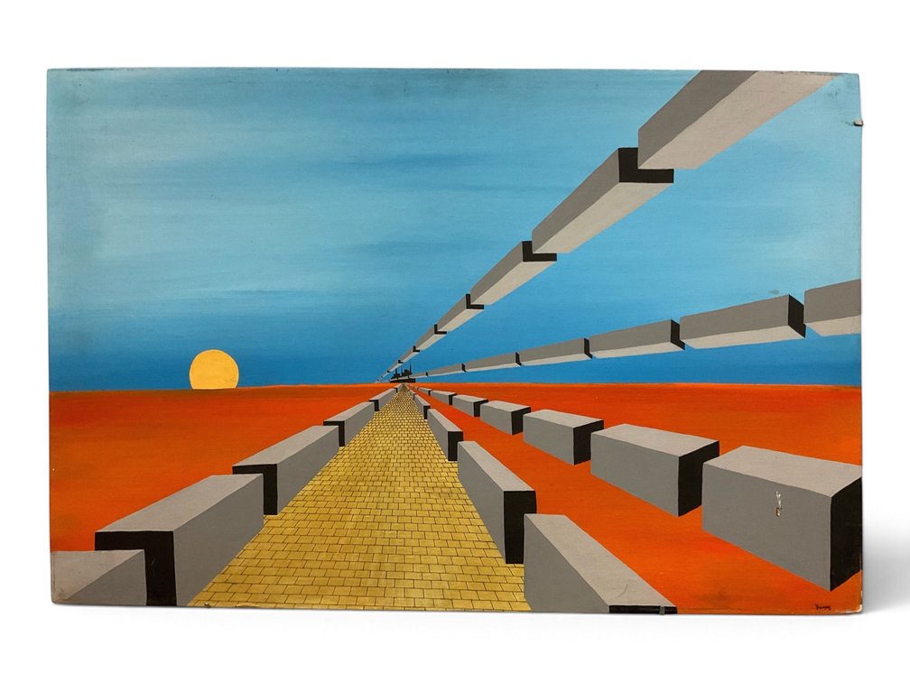 Surrealist Perspective Landscape
