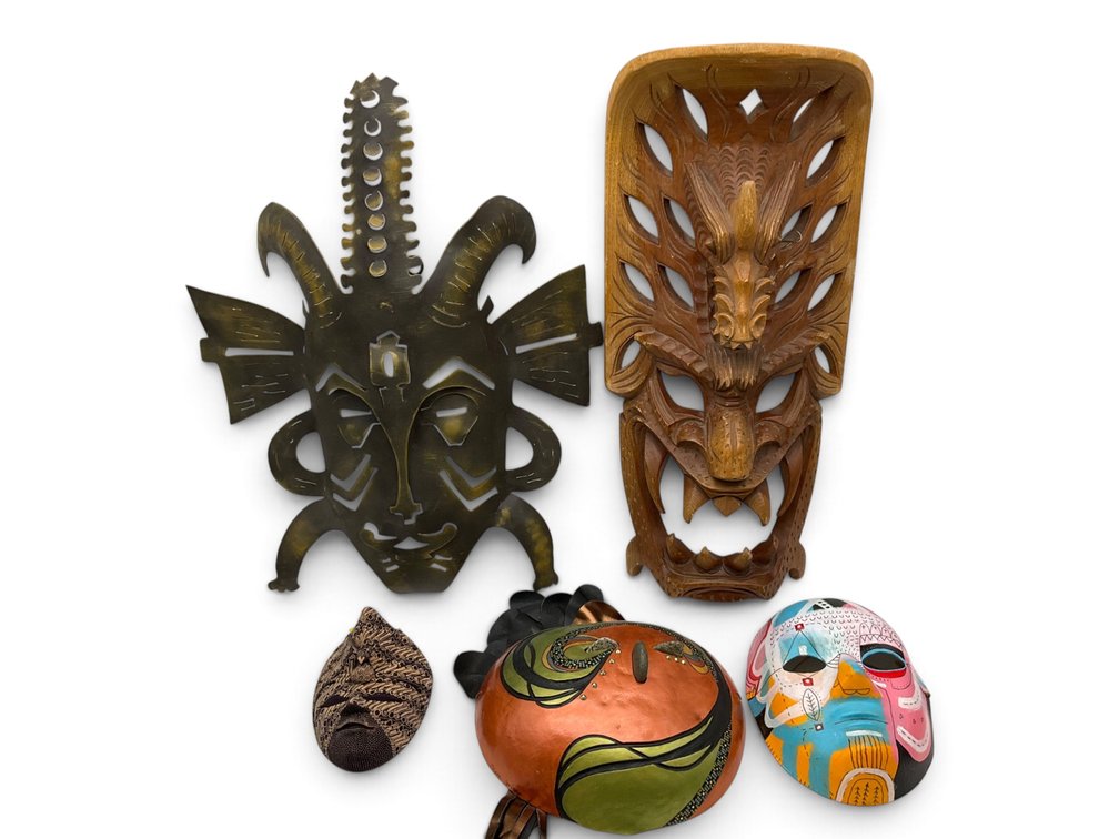 Five Decorative Masks