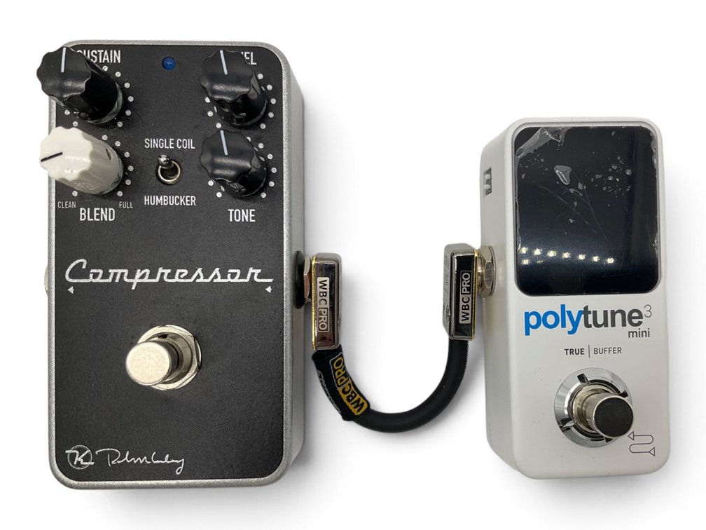 Keely Compressor Plus 4 Guitar Pedal, TC Electronic Poly-Tune 3 Mini Tuner