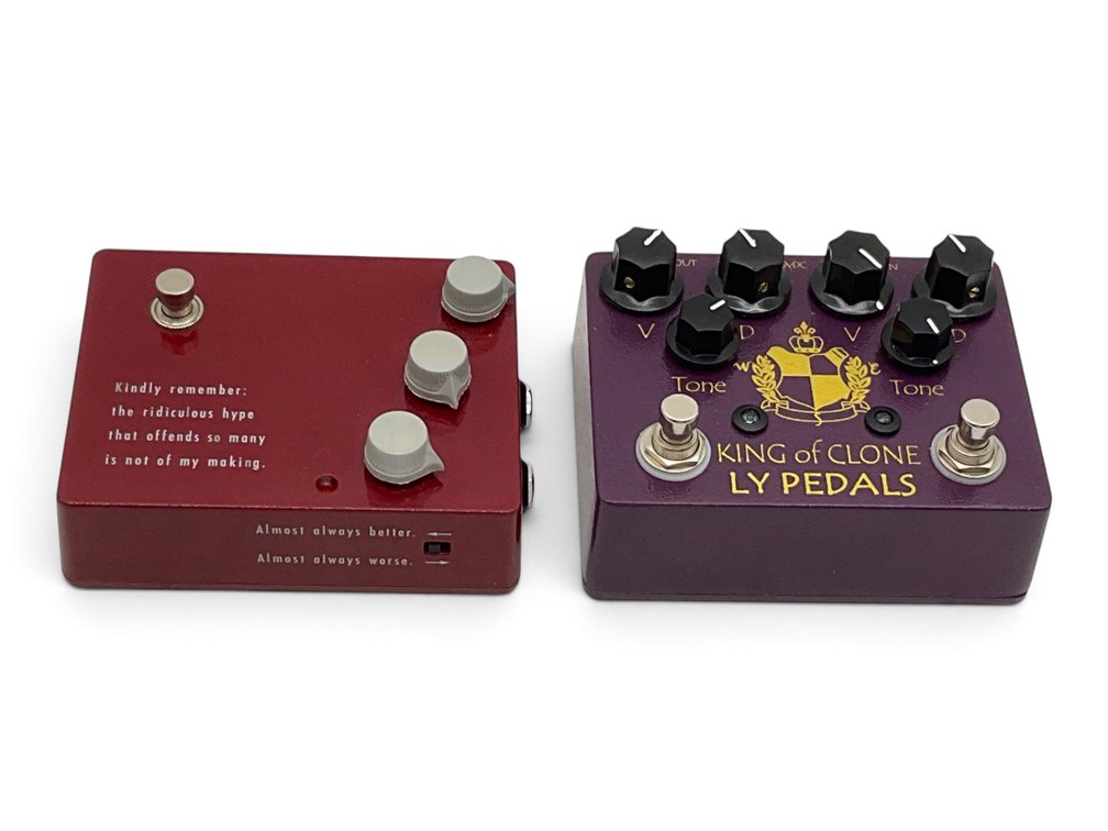 Klon KTR Overdrive Guitar Pedal, LY Rock King of Clones