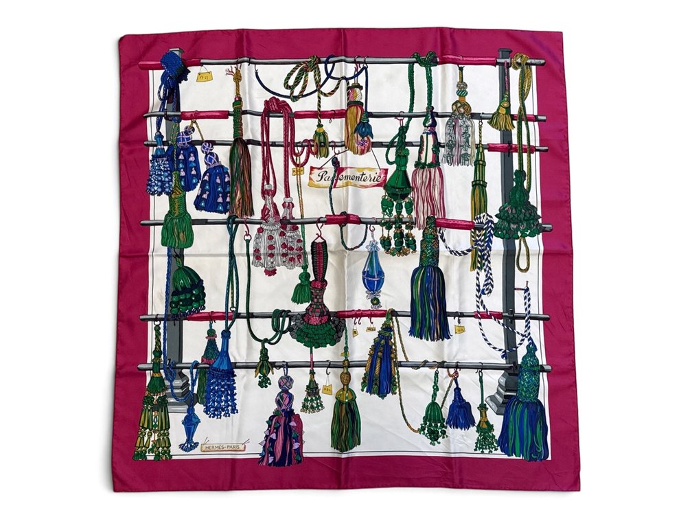 Hermes Paris Passementarie Silk Scarf