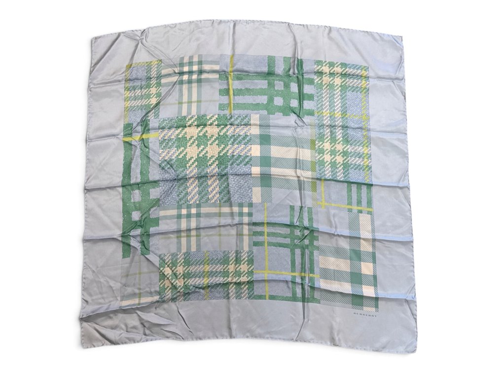 Burberry Checked Silk Scarf