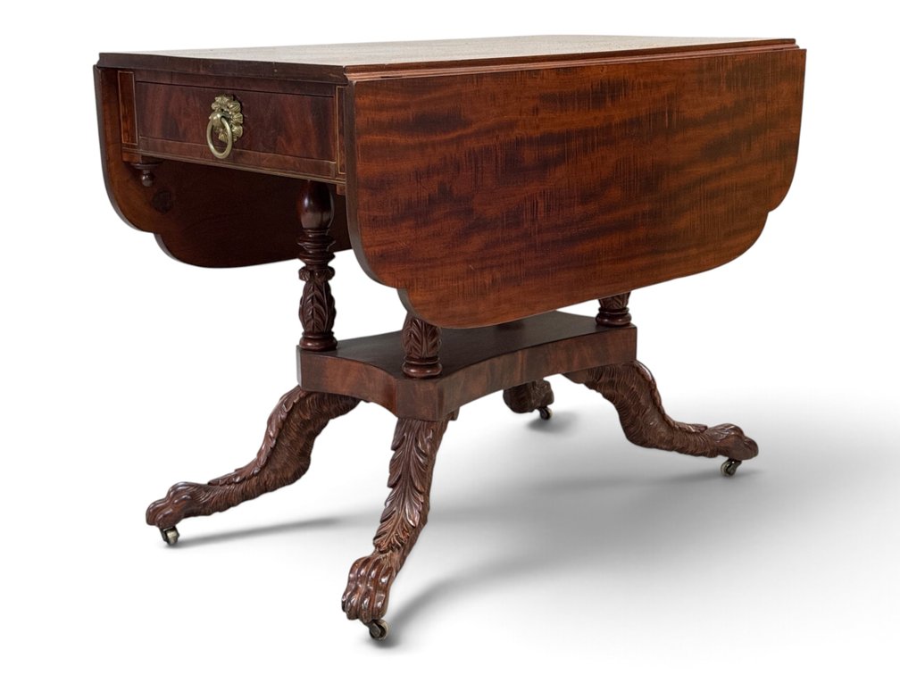New York Classical Mahogany Library Table