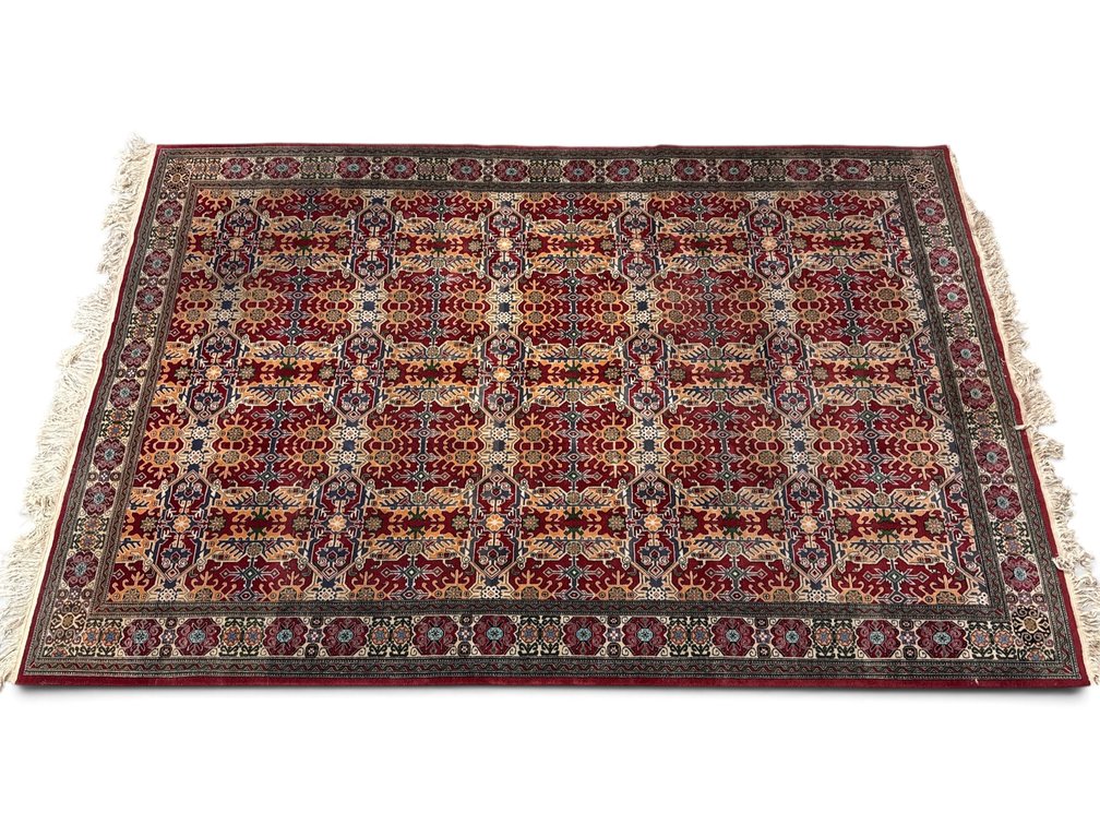 Turkish Hereke-style Room-size Carpet, 10ft 2in x 6ft 7in