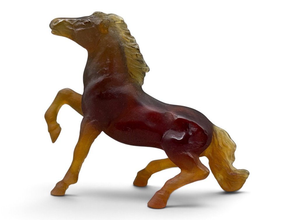 Daum Crystal Wild Horse Figurine