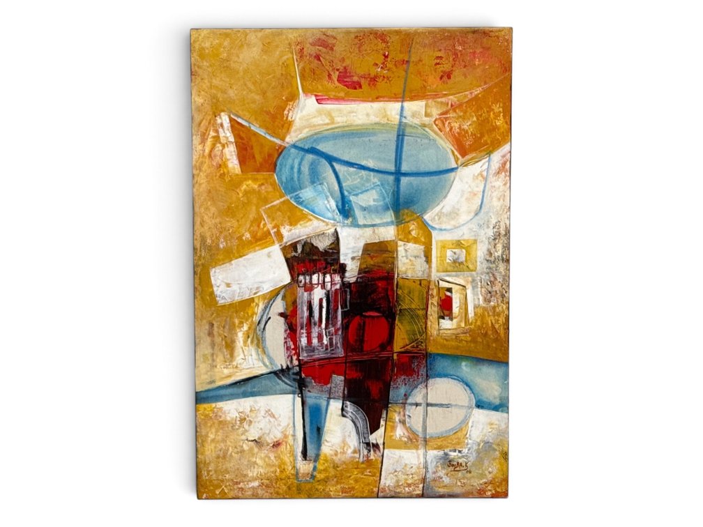 Bou Bakary Konseimbo Oil/Canvas: Masque Dogon