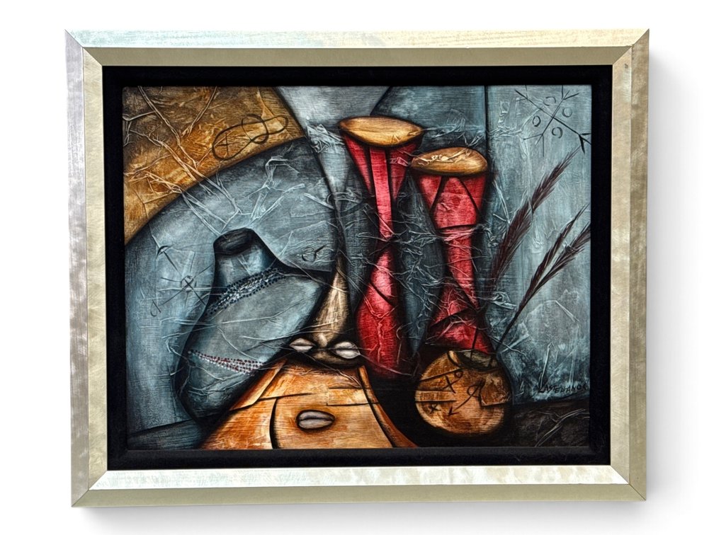 Juan Castellanos Mixed-Media/Panel: Little Work