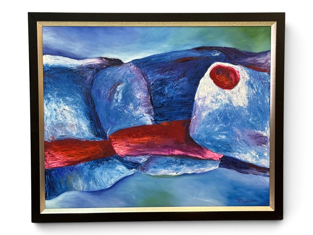 Tomas Guadarrama Oil/Canvas: Azul
