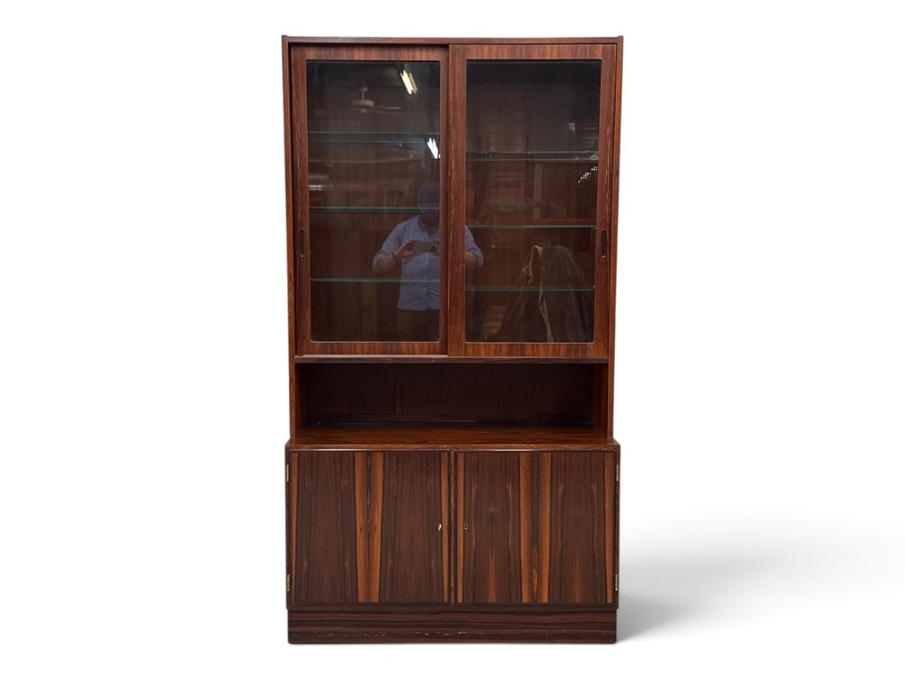 Poul Hundevad Danish Modern Rosewood China Cabinet