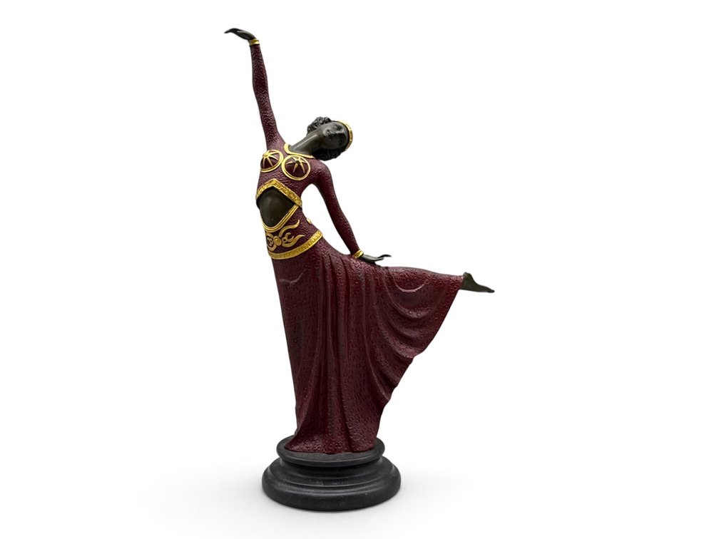 After Dimitri Chiparus Bronze: Dancer