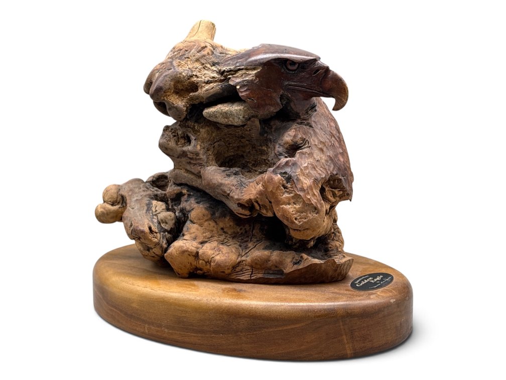 Dale Crawford Carving: Golden Eagle