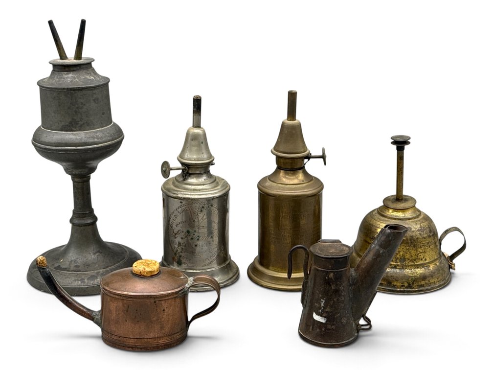 Grouping of 19th C. Lighting
