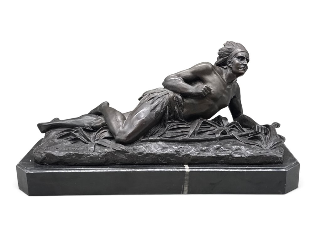 After Duchoiselle Bronze: Native American