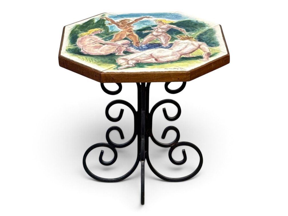 Francis McCarthy. Tile Top Table
