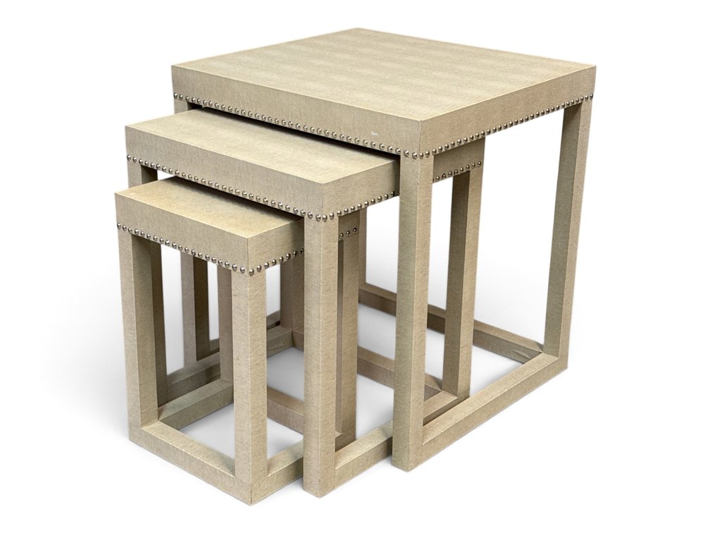 Three Nested Modernist Side Tables