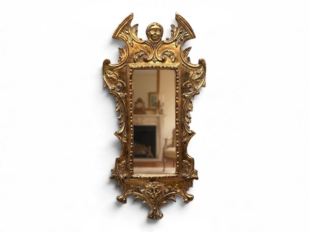 Gilt-Wood Carved Baroque Mirror