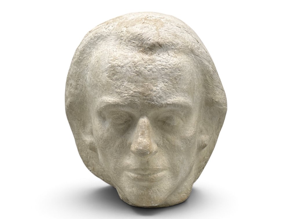 Attr. Gustaf Nordahl. Sculpture: Portrait of Man