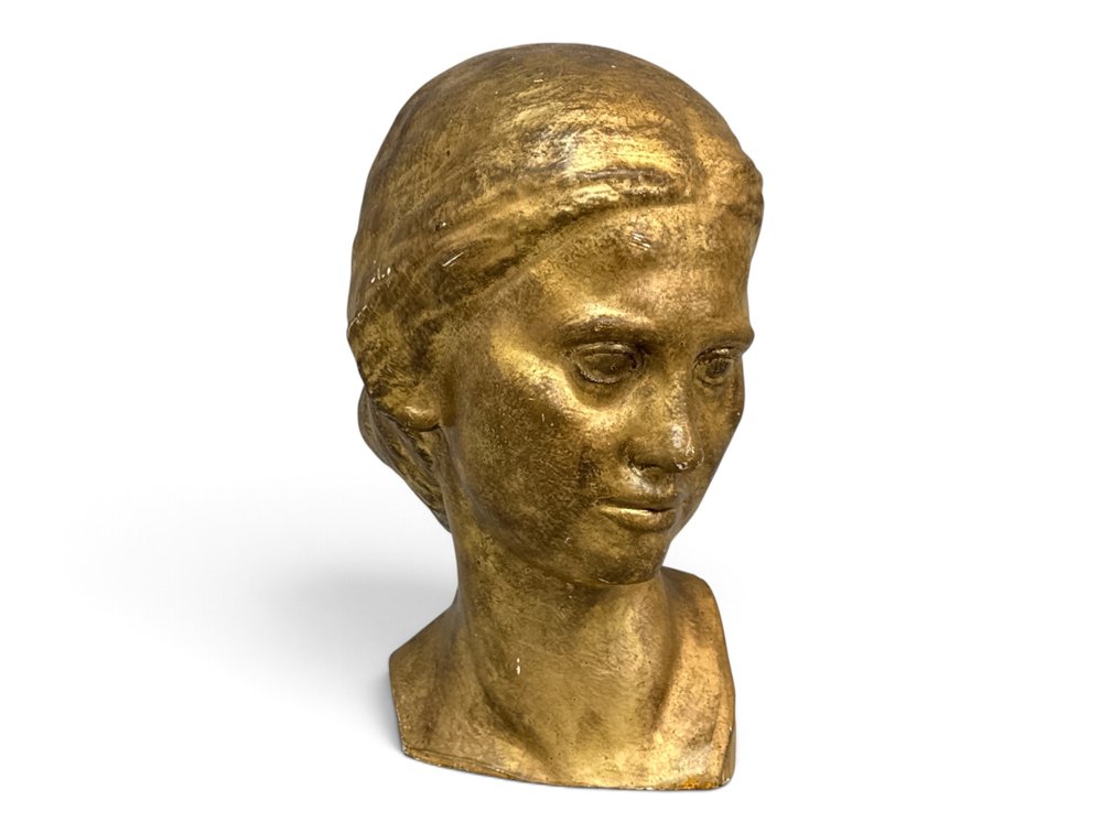 Attr. Gustaf Nordahl. Sculpture: Portrait of a Woman