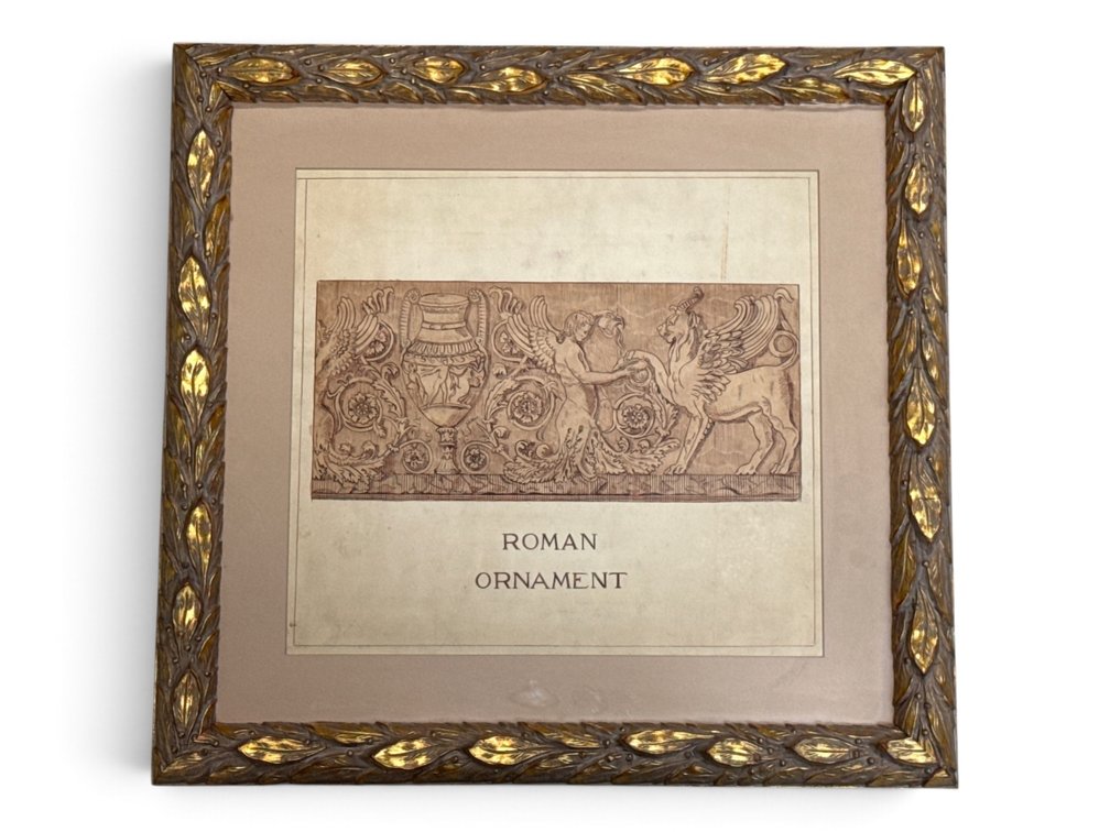 Roman Ornament: Pen and Ink Illustration