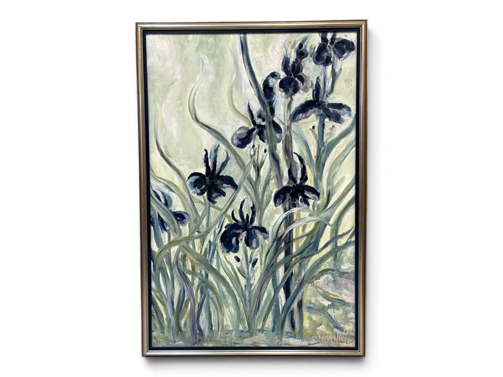 Louis Molhollen. Oil/Canvas: Poppies