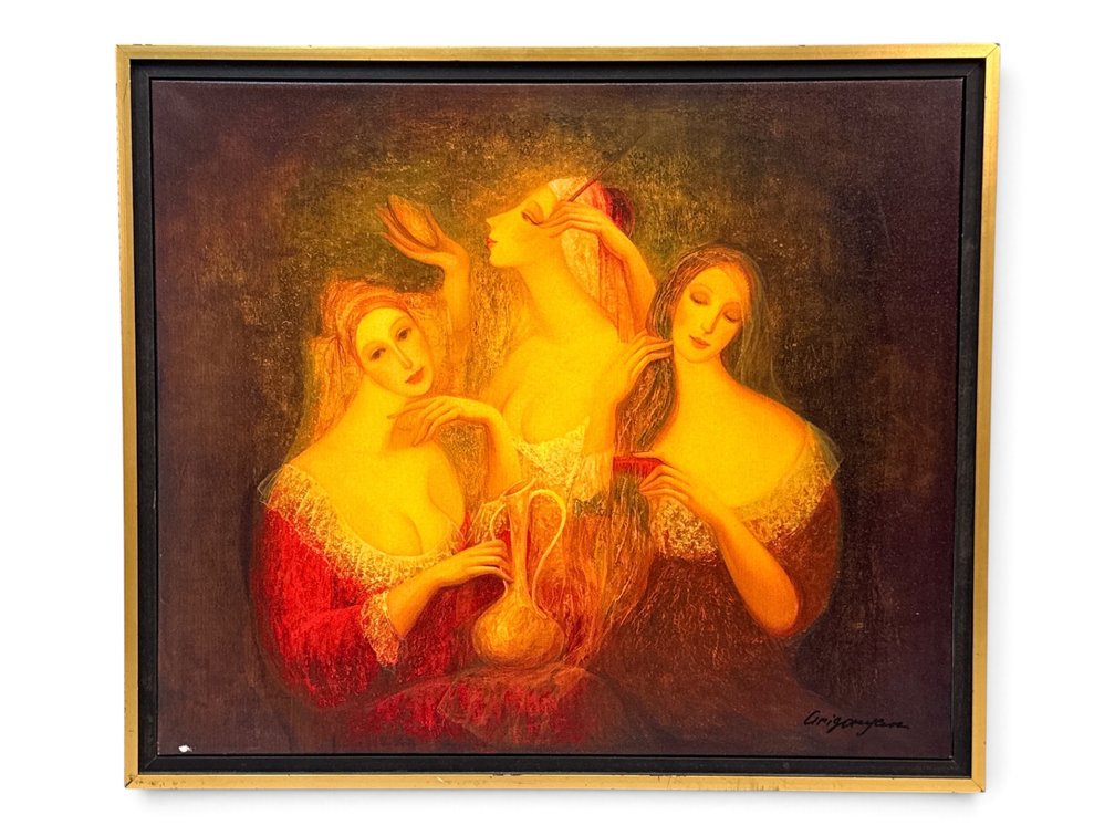 Marina Grigoryan. Giclee/Canvas: Three Ladies