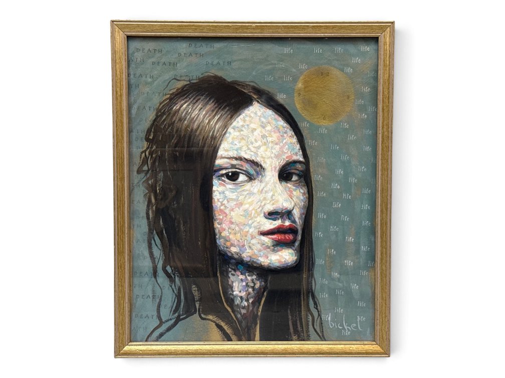 Robert Bickel. Mixed Media. Portrait