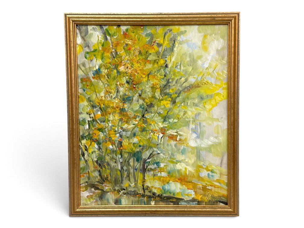 Louis Mohollen. Oil/Canvas: Landscape