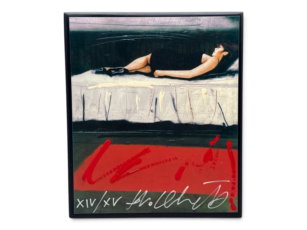 Fabio Calvetti. Mixed Media/Print Lacquered Box.