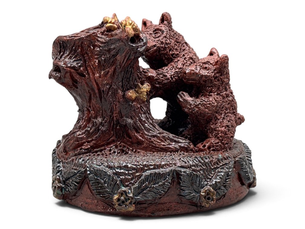 Ned Foltz Redware Pottery: Bears and Honeytree