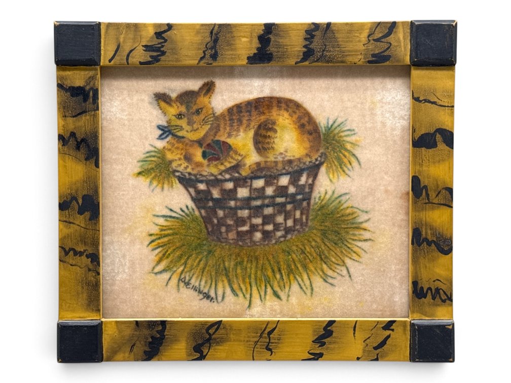 David Ellinger. Velvet Theorem: Cat in Basket