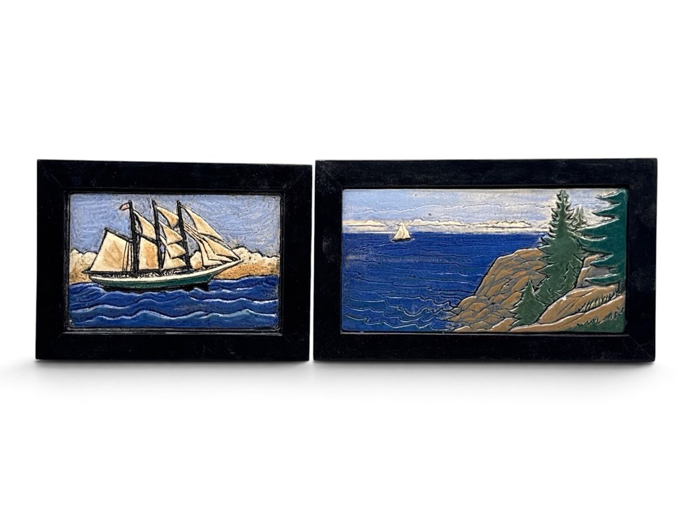 Carolyn Judson. Painted Nautical and Landscape Tiles.