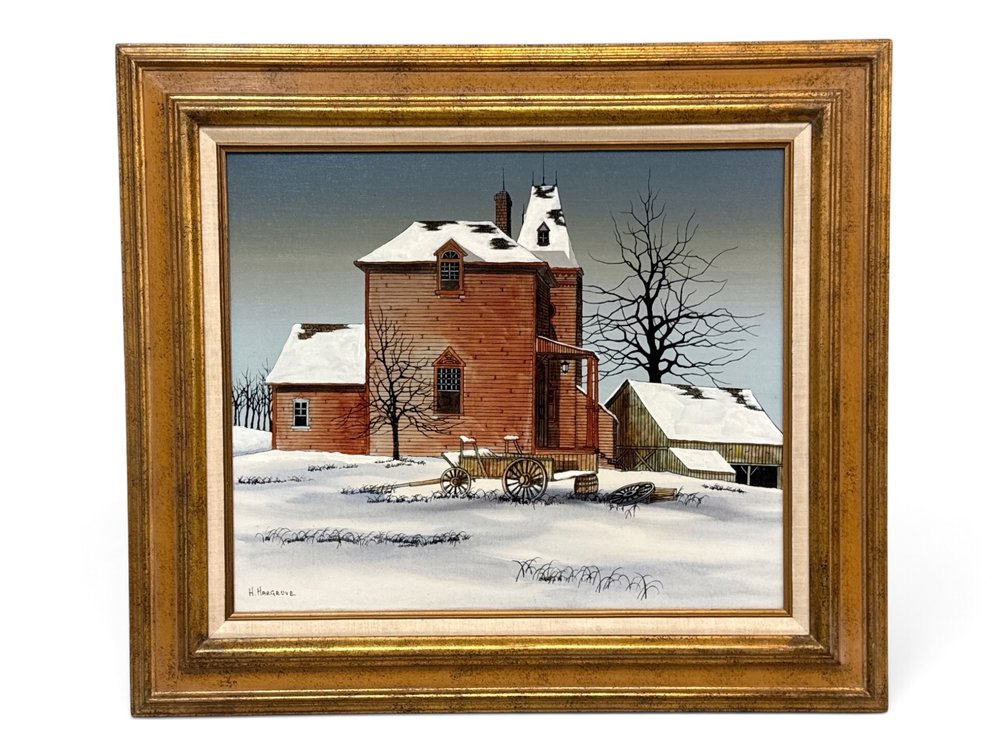 Nicola Sturiano. Acrylic/Canvas: Winter Home