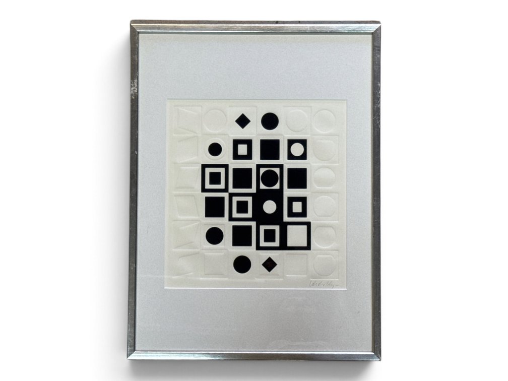 Victor Vasarely. Serigraph: G-FF