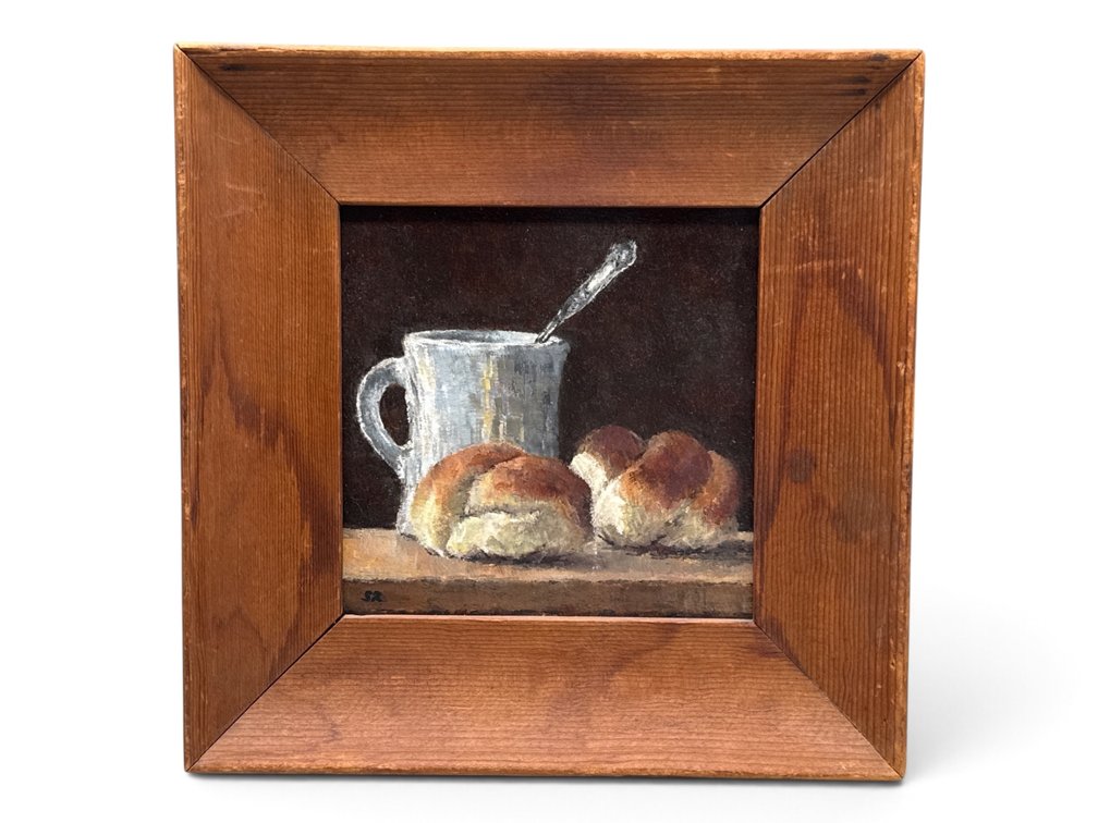 Seymour Rotman. Oil/Board: Still Life