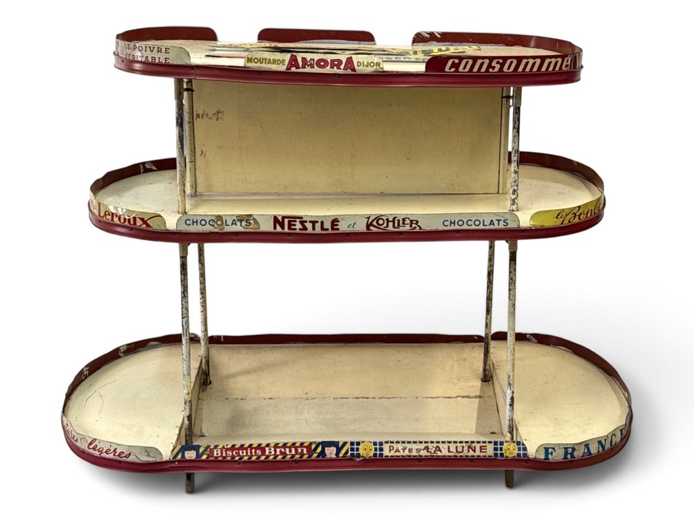 Vintage French Grocery Trolley