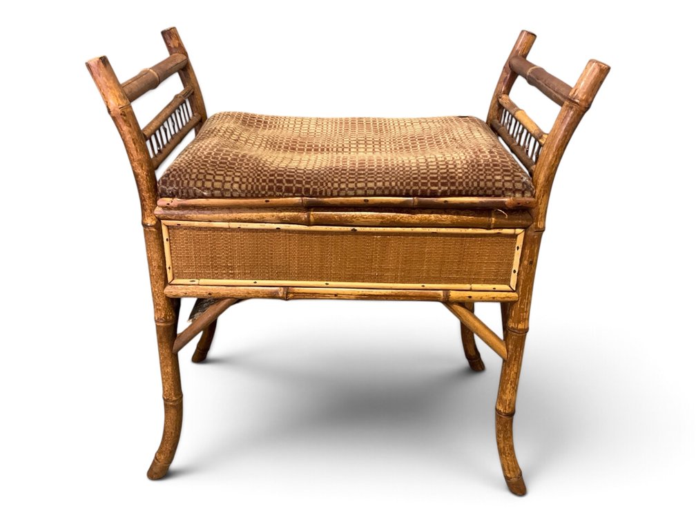 Aesthetic Movement Bamboo Bench