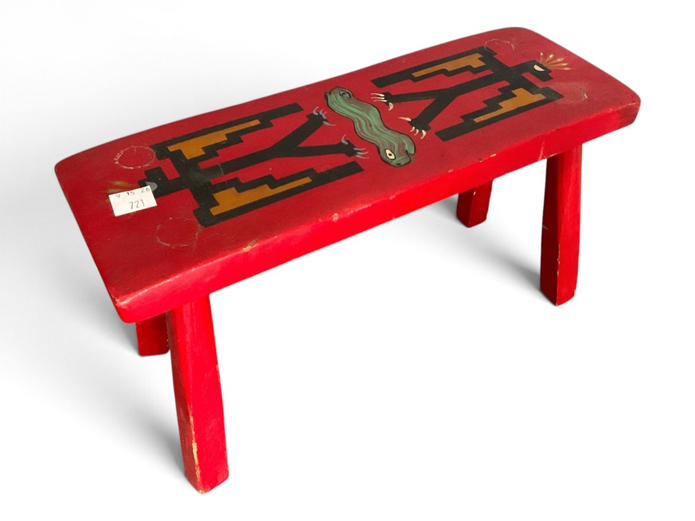Southwest Themed Milking Stool